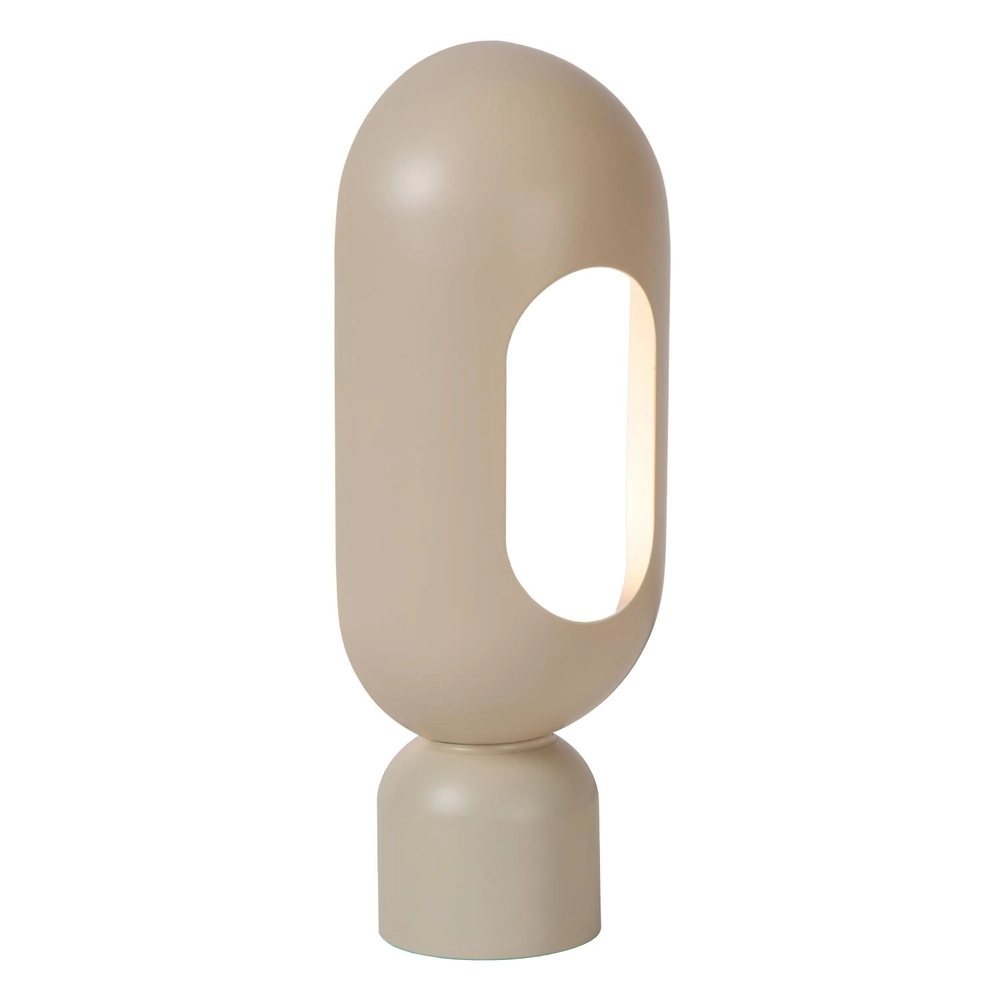 Tafellamp Barris taupe Lucide 5411212051585