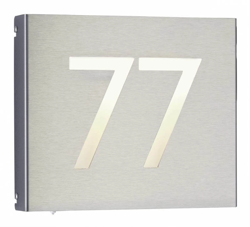 Huisnummer lamp Housel M met schemersensor Albert 4007235960129