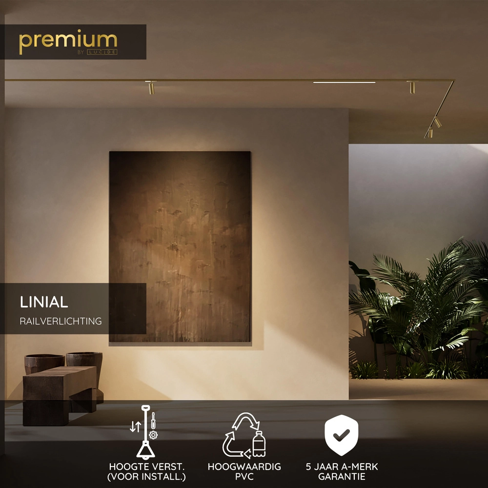Ophangkabel voor 1-fase rail Linial champagne Premium by Lucide 5411212552518