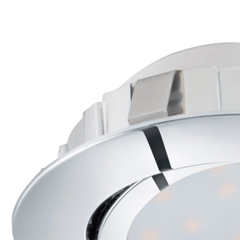 Led plafondspot Pineda Round (3x) 3x6w - 3000K - 8,4cm chroom Eglo 9002759958527