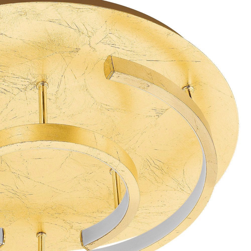 Gouden plafondlamp Pozondon Ø 38cm Eglo 9002759984878