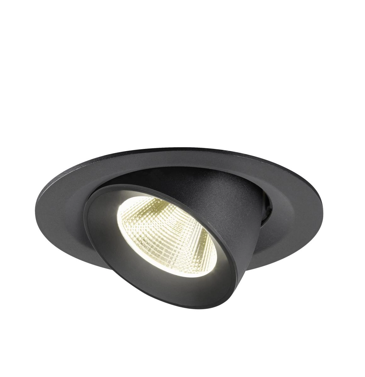 Inbouwspot Numinos Gimble M zwart 4000K - 20gr SLV 4024163311779