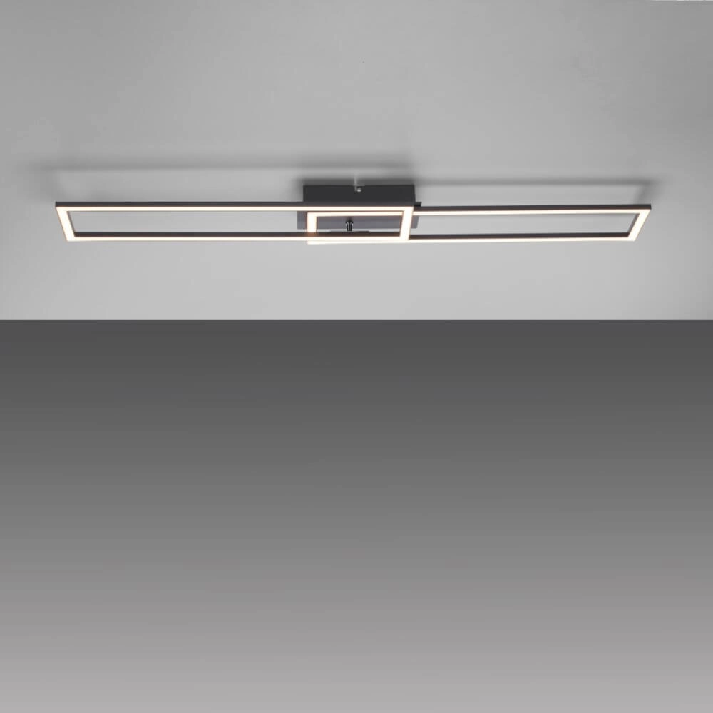 Zwarte led plafondlamp Iven Paul Neuhaus 4043689981976