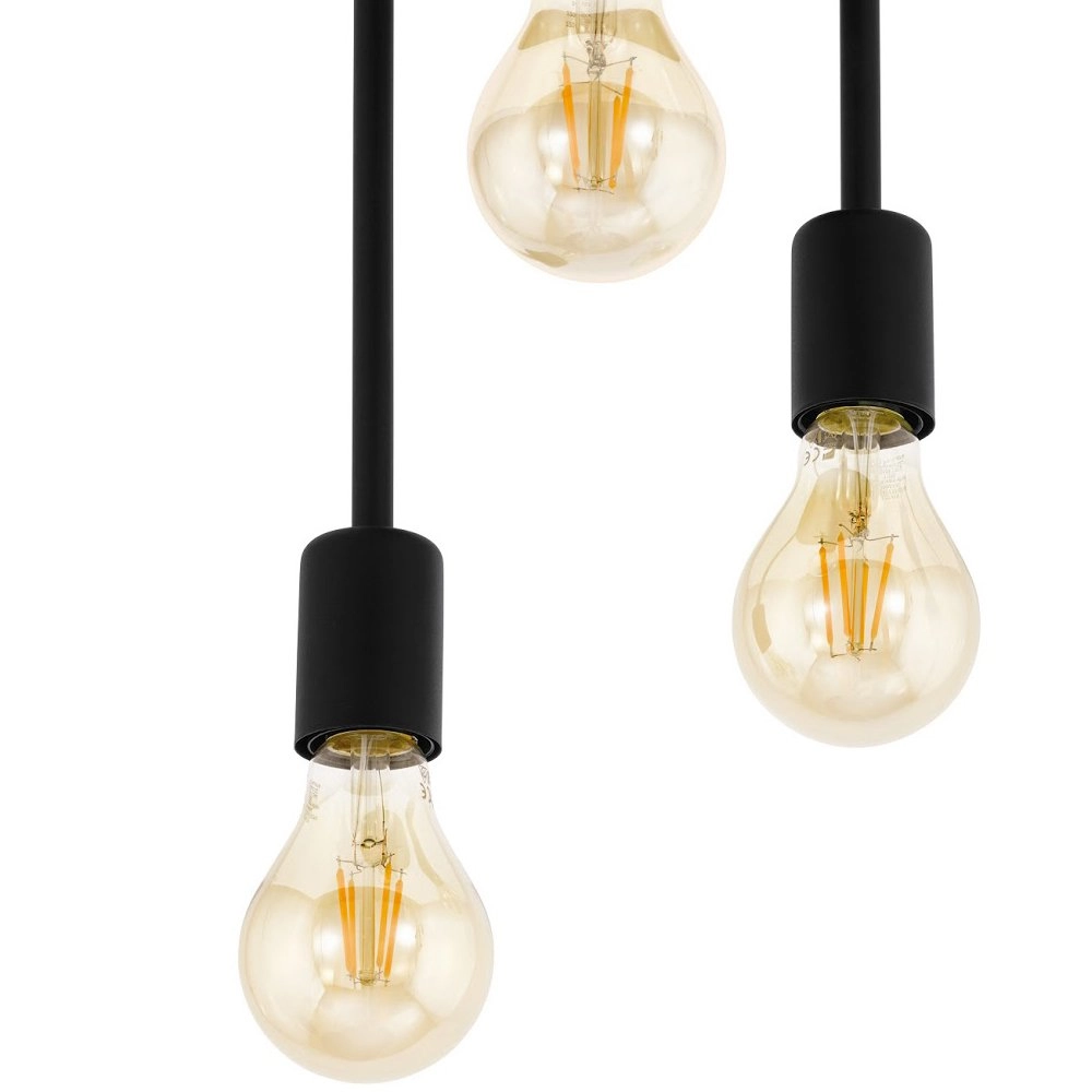 Zwarte plafondlamp Wilmcote Eglo 9002759431266