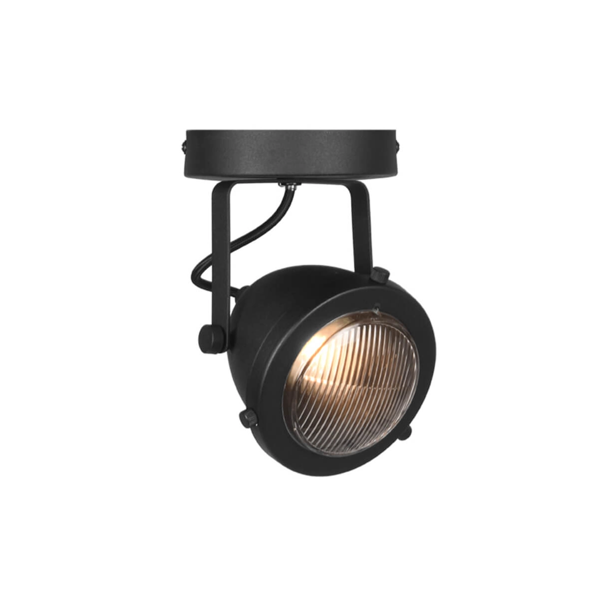 Industriële spot Moto led zwart