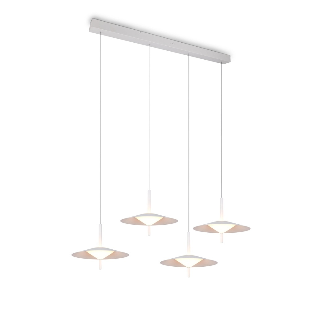 Design hanglamp Amalo 4-lichts wit