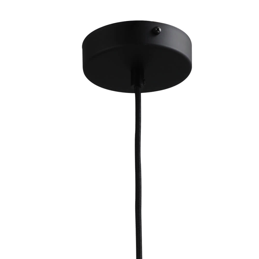 Zwarte glazen hanglamp Baloton Ø 30cm Masterlight 8718121247380