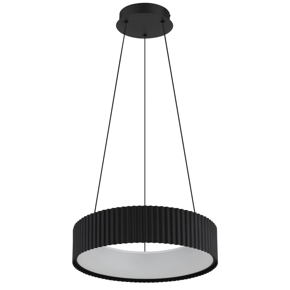 Design hanglamp Kemp zwart Ø 46cm Globo 9007371569274