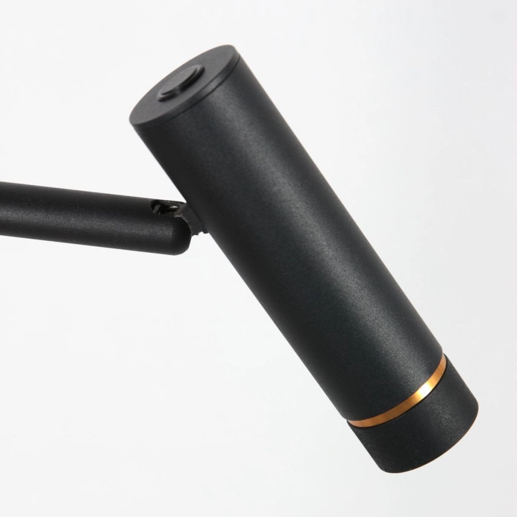 Vloerlamp 2-lichts Lumo zwart Steinhauer 8712746184686