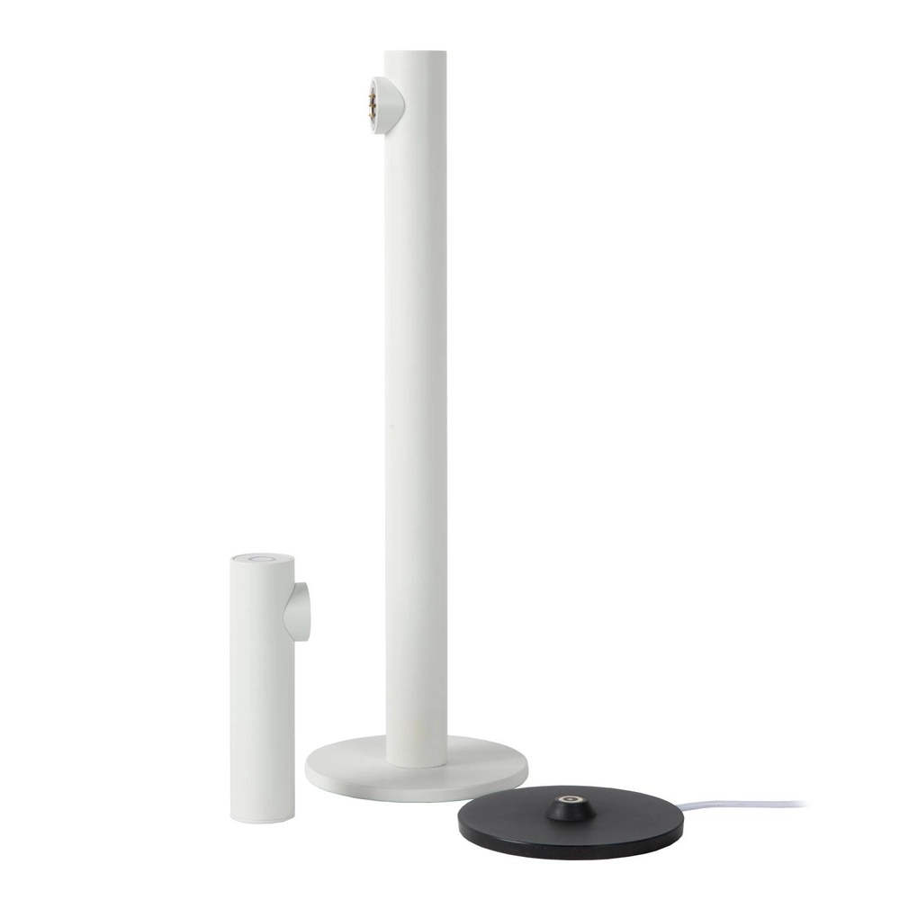 Oplaadbare tafellamp Antrim wit IP54 Lucide 5411212272218