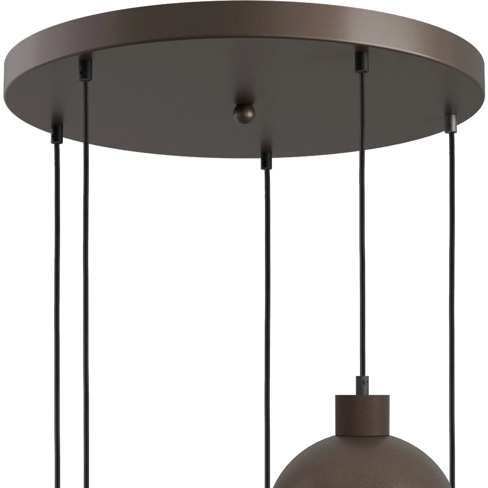 Design hanglamp Opera 5-lichts cacao Ø 50cm Masterlight 8718121424255