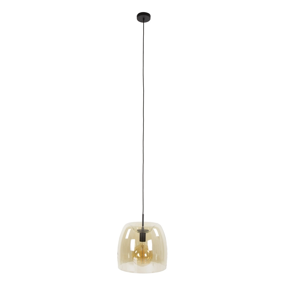 Glazen hanglamp Drift Ø 35cm - amber glas Lyora 8716803512689
