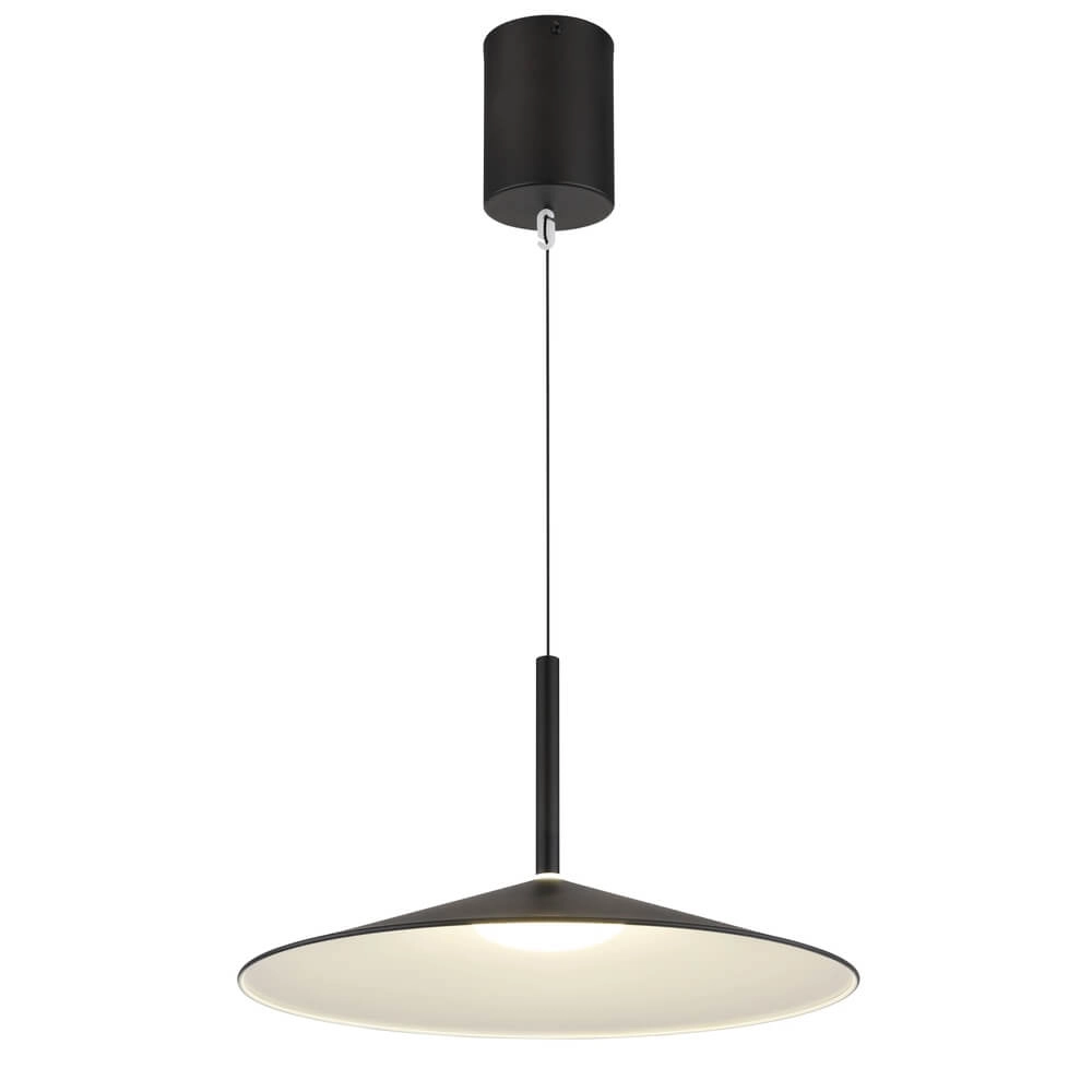 Ronde hanglamp Lampone zwart design Ø 47,5cm Globo 9007371456376
