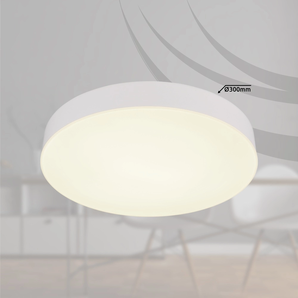 Plafonniere Matthew design wit Ø 30cm Globo 9007371456208