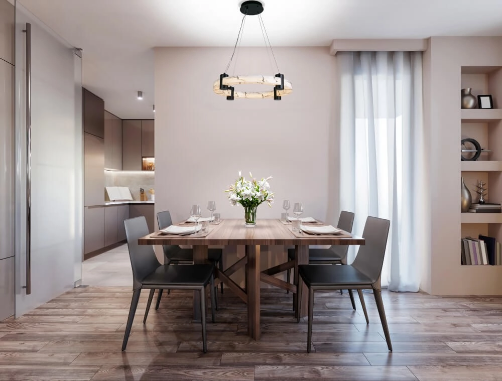 Design hanglamp Moonbeam zwart Searchlight 5053423273761