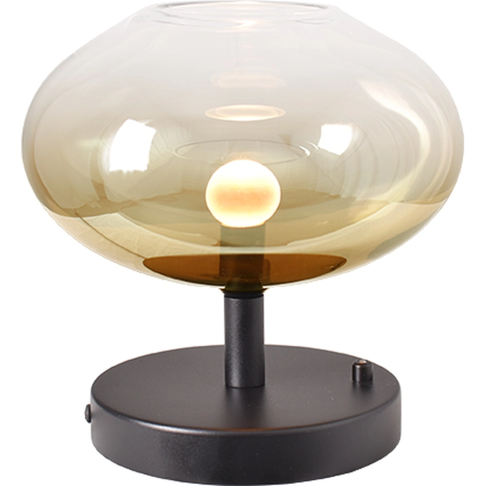 Led tafellamp Lido Onion met Ø 24cm gold-fading glas Masterlight 8718121347820