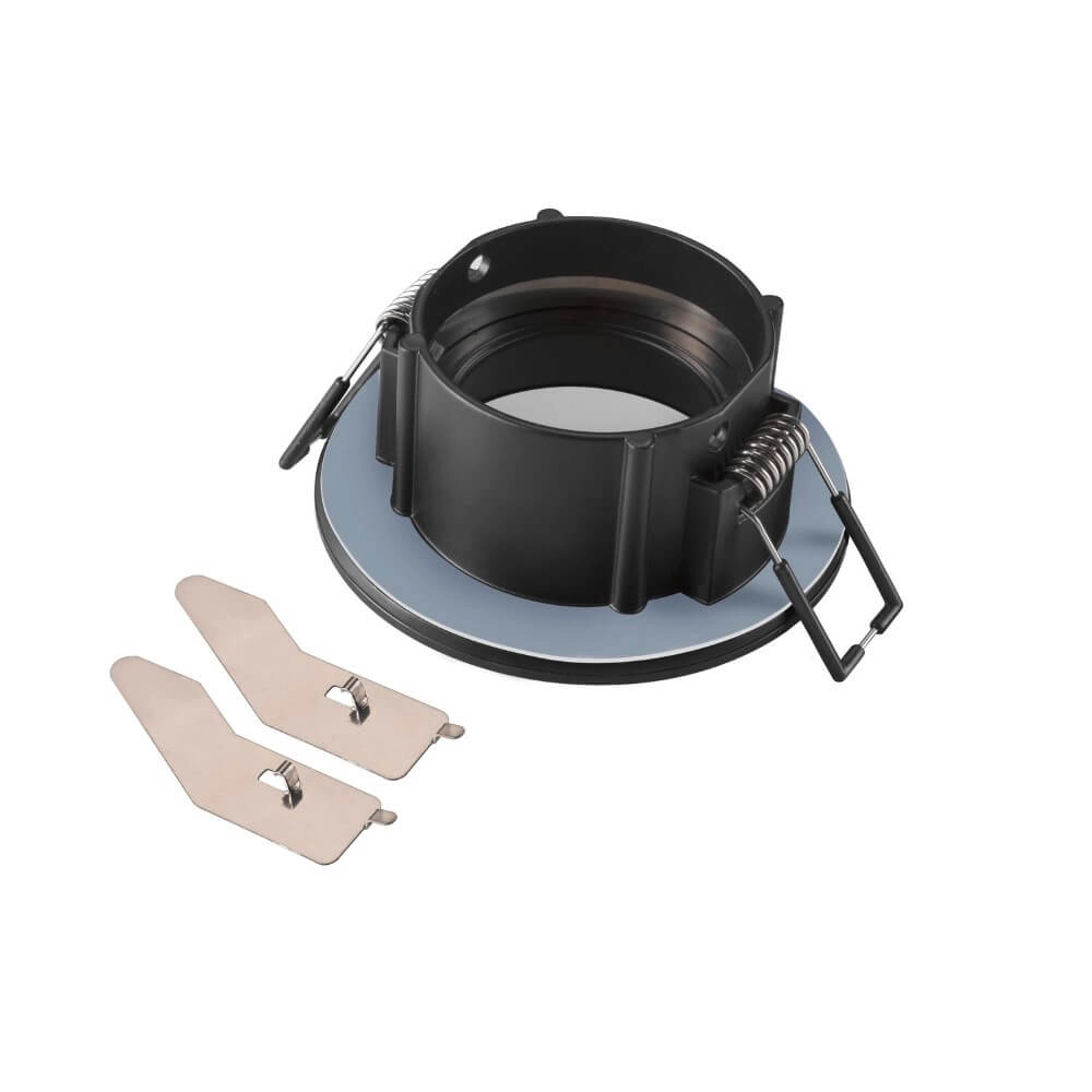 Inbouwring New Tria 68 IP65 rond zwart - zonder fitting SLV 4024163276535
