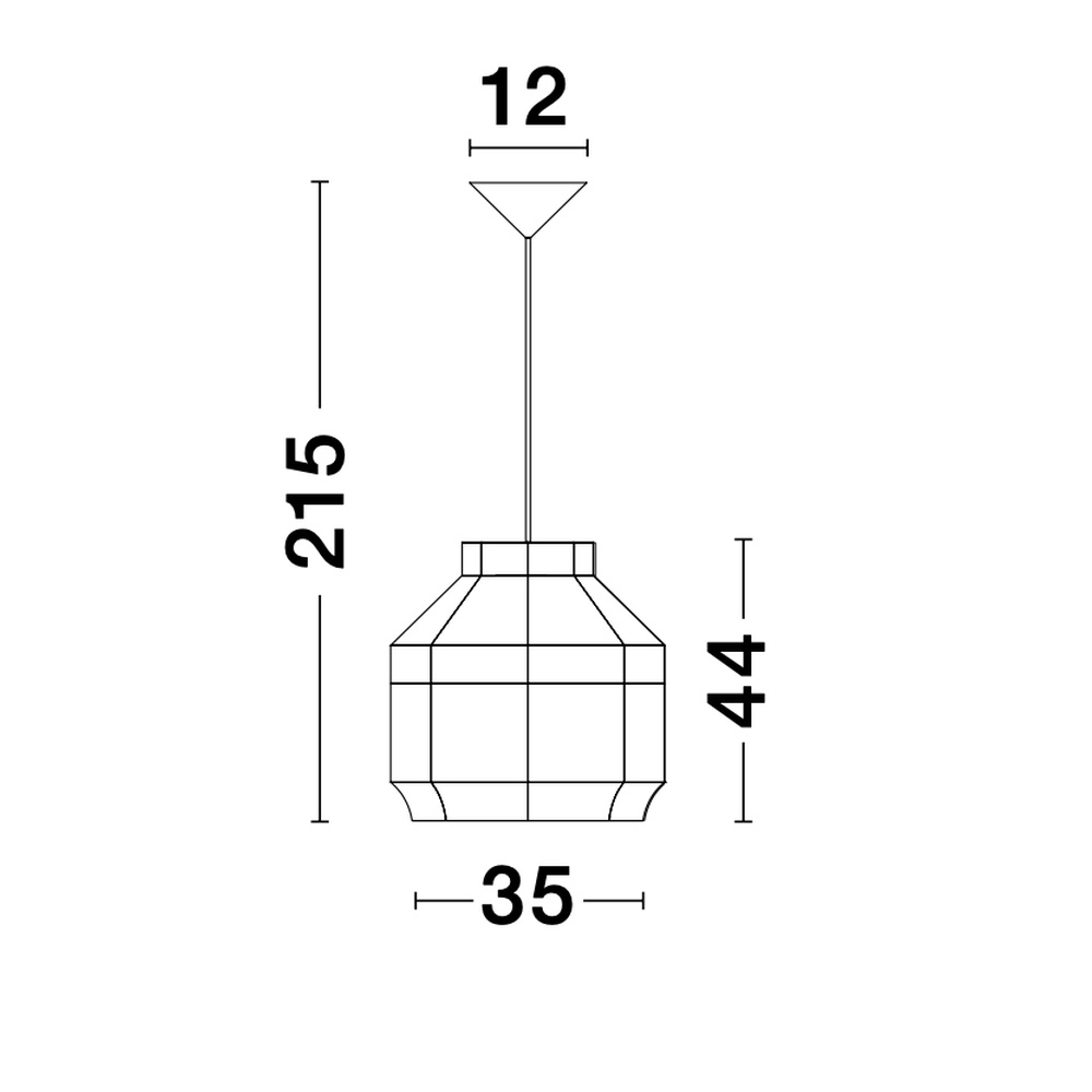 Rotan hanglamp Mia Ø 35cm Lyora 5212017421326