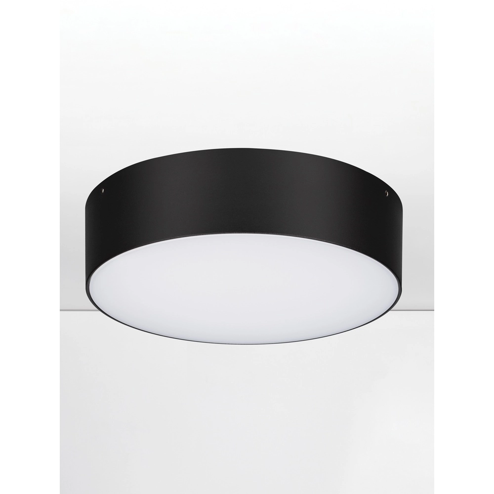 Ronde plafondlamp Judi Ø 21cm antraciet Lyora 5212017453839