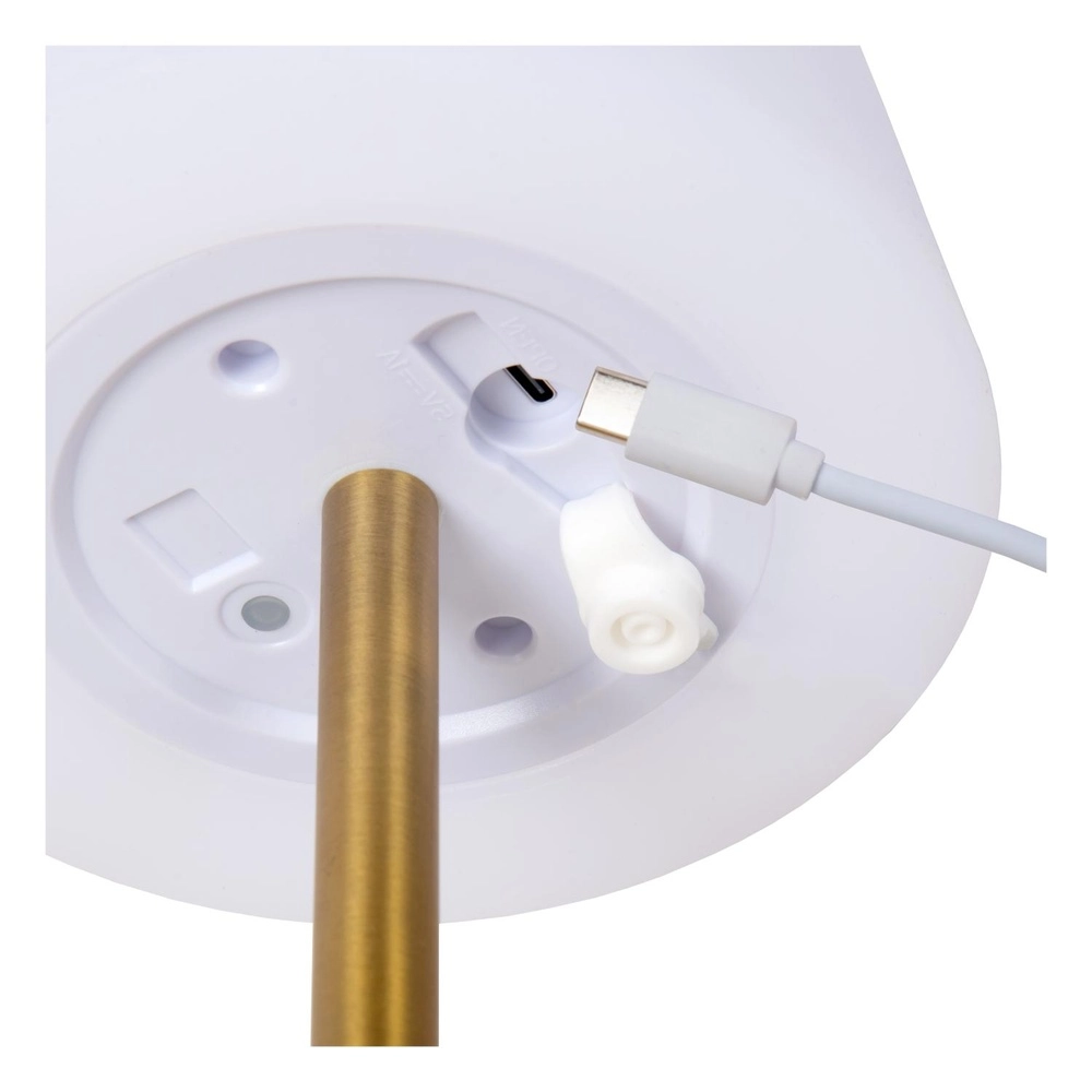 Oplaadbare tafellamp Tyon goud Lucide 5411212134738