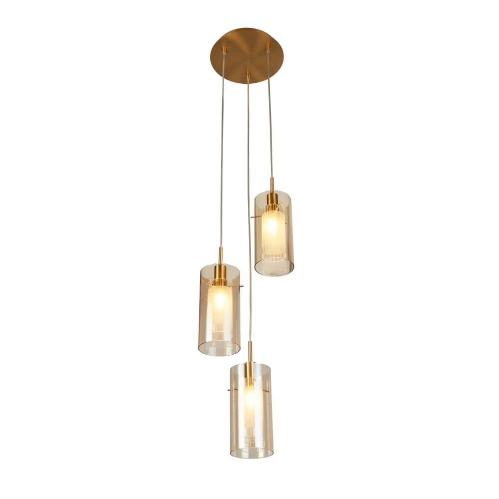 Hanglamp Highworth 3-lichts Searchlight 5053423247120