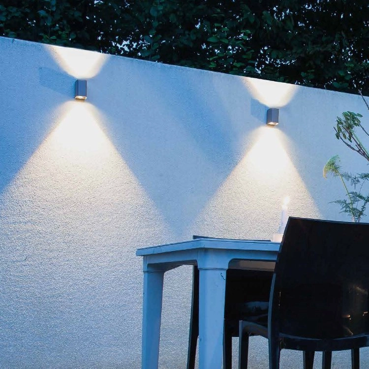 Wandspot Ace Up - Down 12 volt LED Rose Silver In-lite 8717051003554