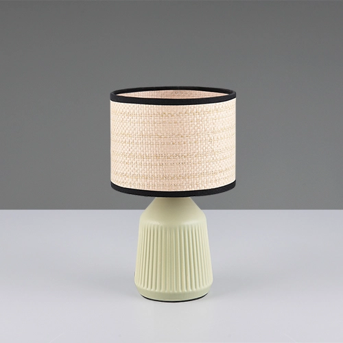 Tafellamp Formentera Ø 16cm groen Trio 4017807692068