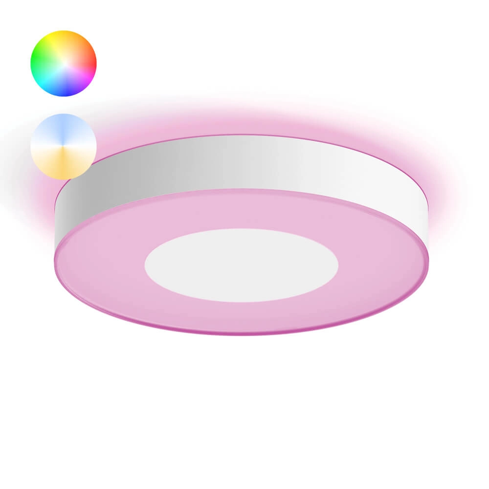 Plafondlamp Hue Infuse L - White and color Ø 42,5cm wit