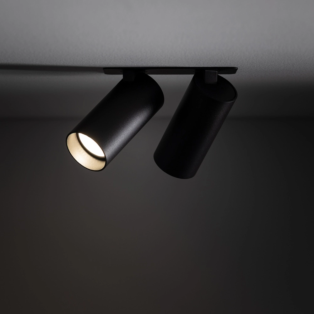 Dubbele inbouwspot Fourty richtbaar - zwart Lyora 5903139114424