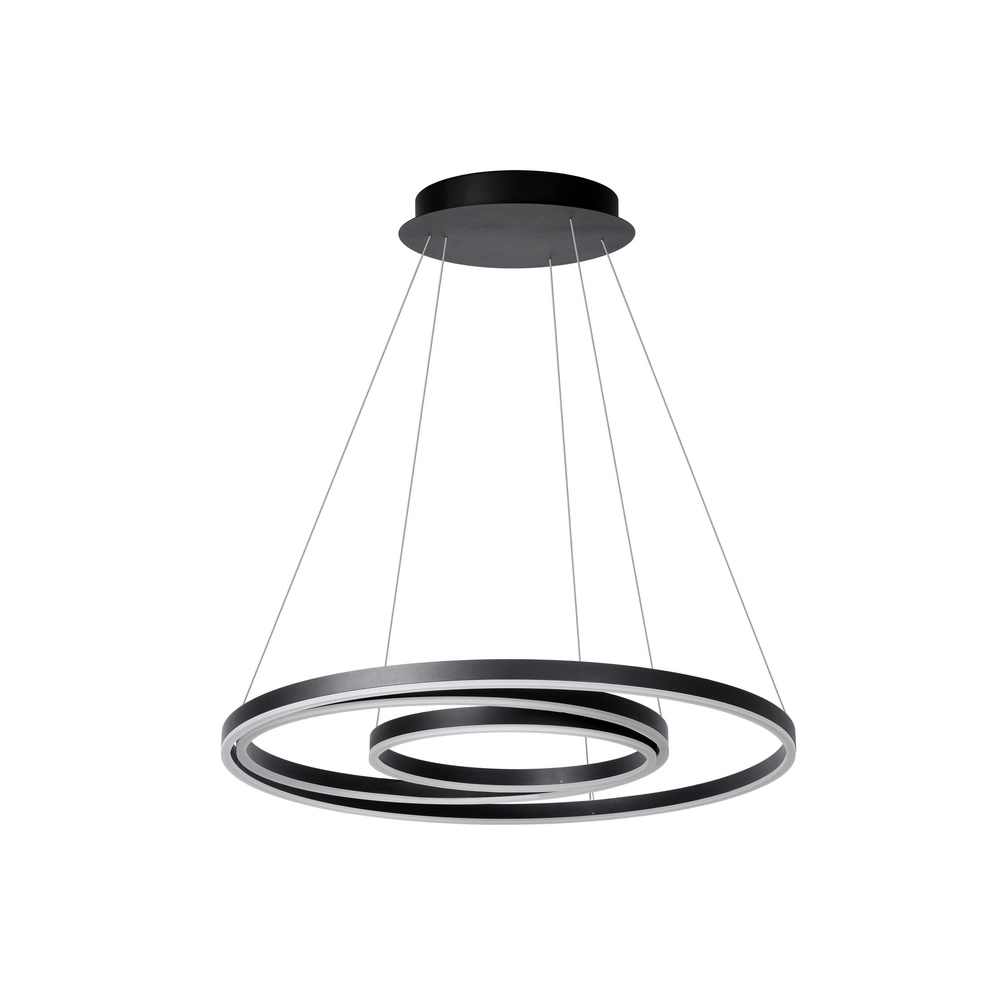 Moderne hanglamp Triniti dimbaar zwart