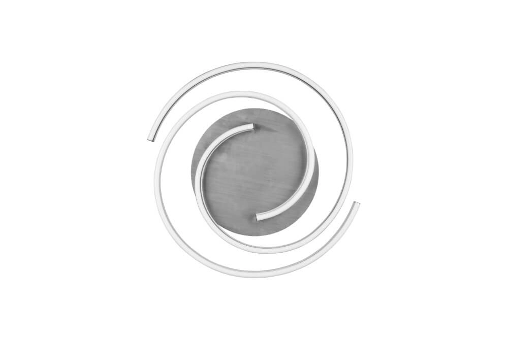 Dimbare plafondlamp Caya metaal met zwart Trio 4017807541939