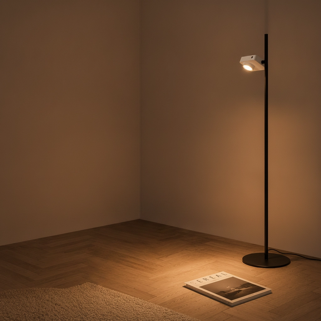Vloerlamp Kedros wit