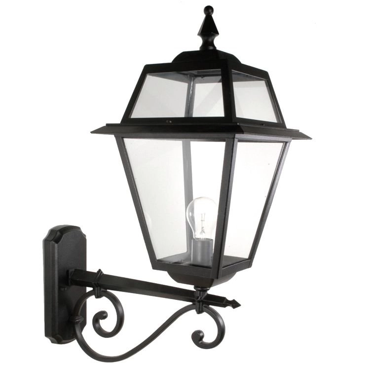 Buitenlamp Perla klassiek zwart