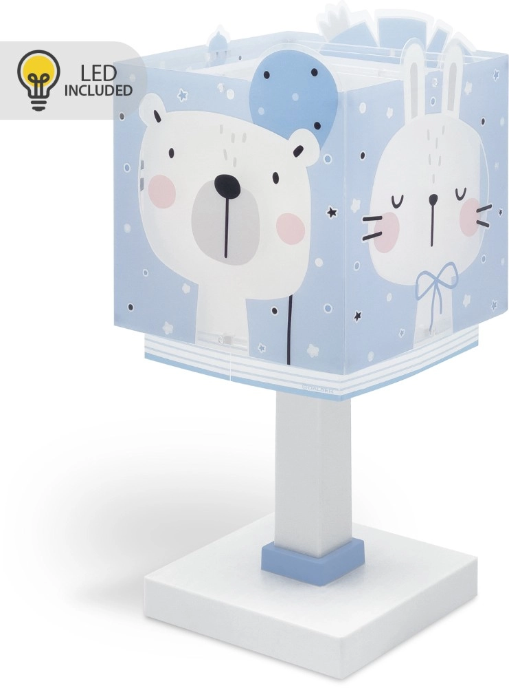 Kinderkamer tafellamp Baby Jungle blauw Dalber 8420406002408