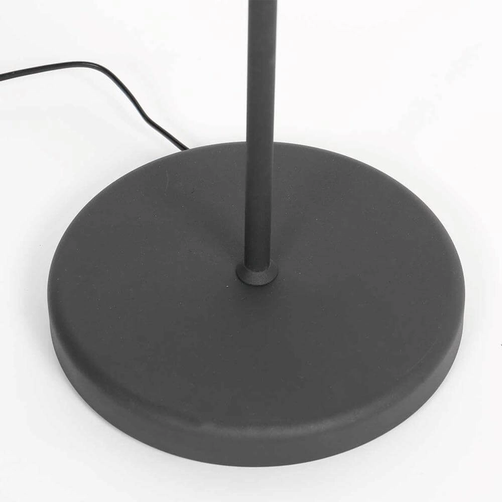 Vloerlamp Bella zwart met bamboe kap Steinhauer 8712746174588
