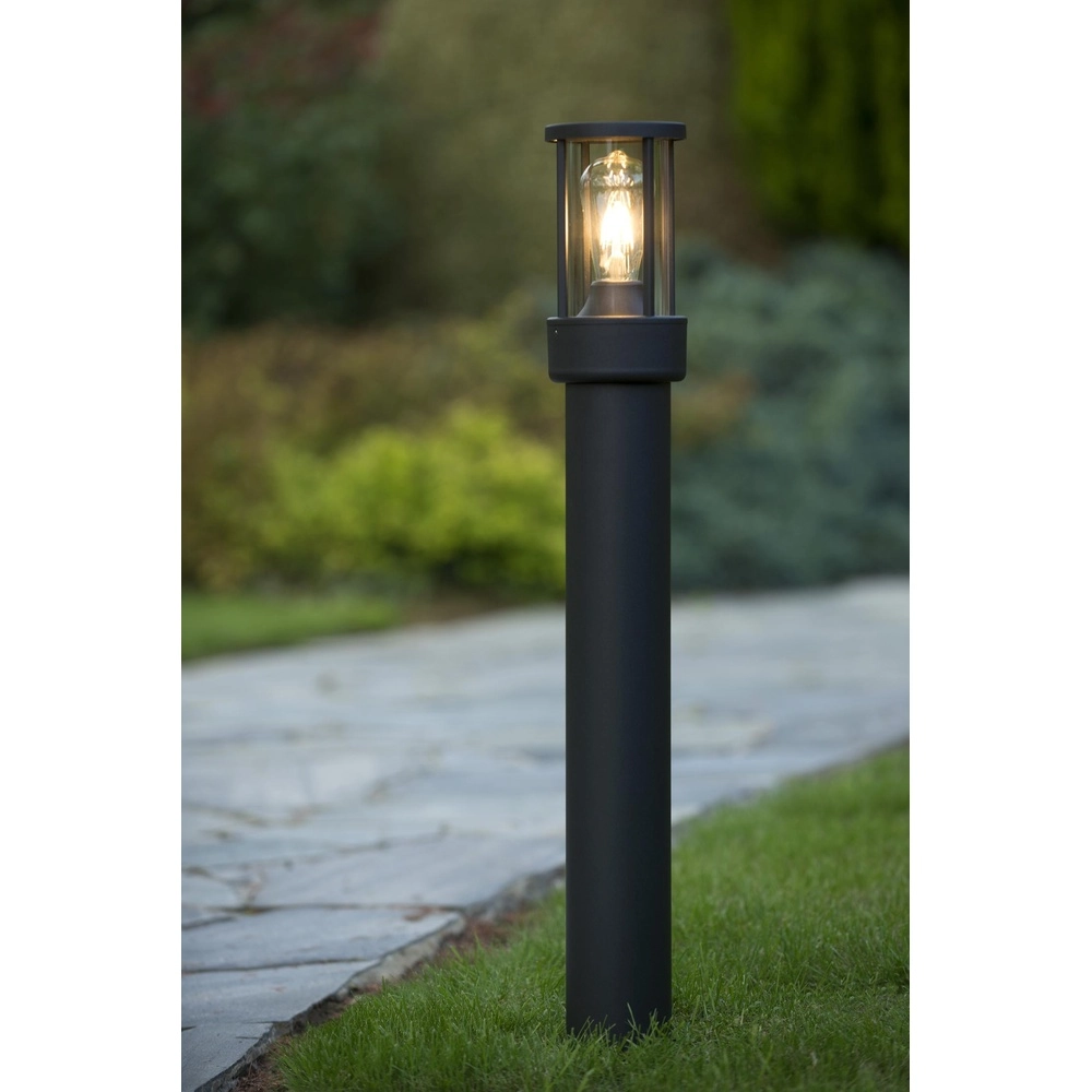 Staande tuinlamp Lori met sensor antraciet Lucide 5411212144317