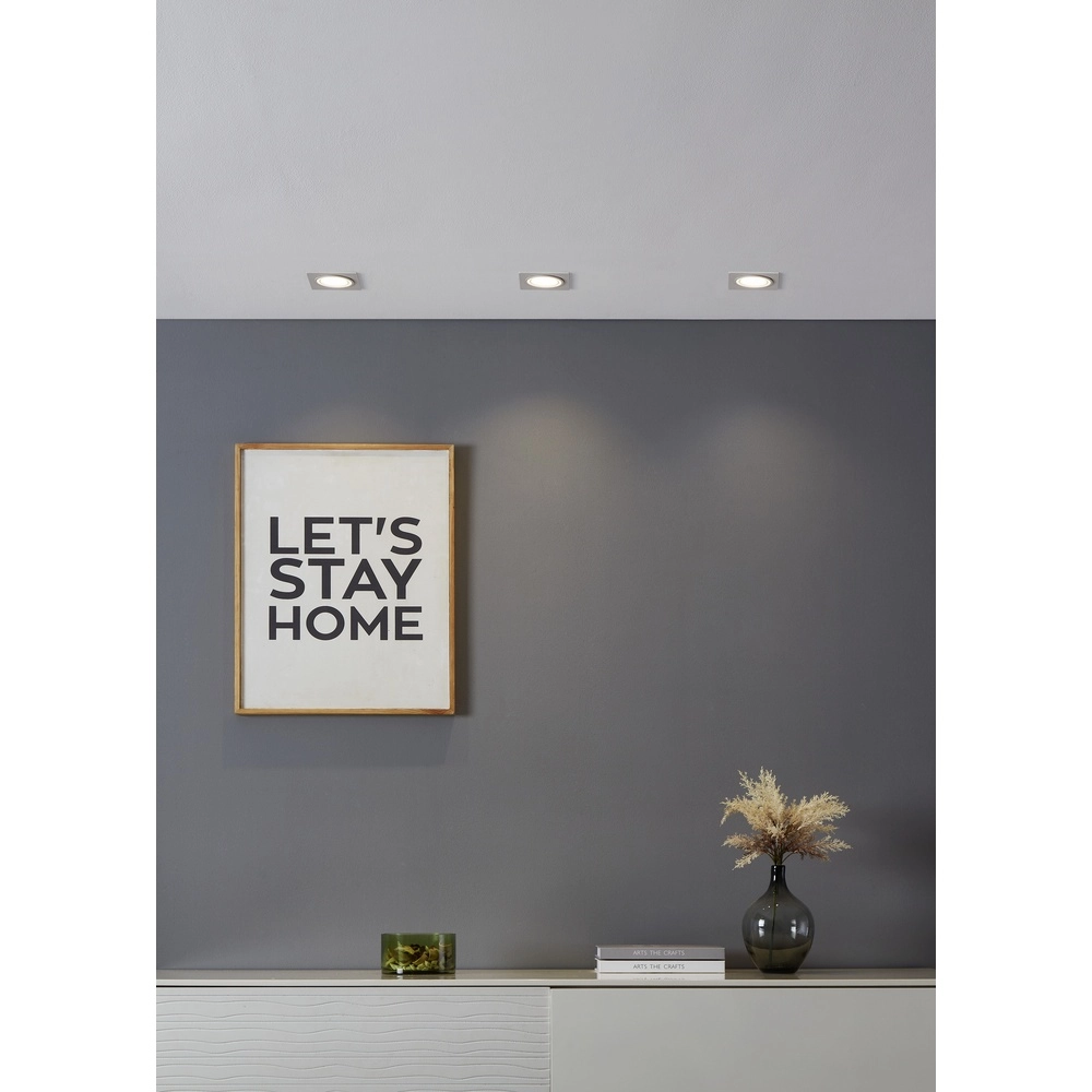 Zigbee inbouwspot Carosso-Z wit - vierkant Eglo 9008606259816