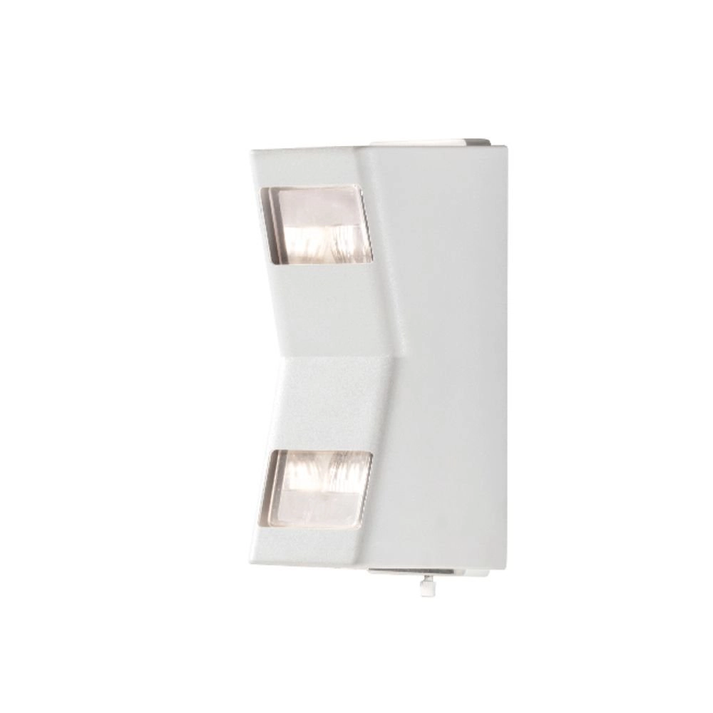 Muurlamp Potenza Up - Down - Front wit Muurlamp Potenza Up - Down - Front wit