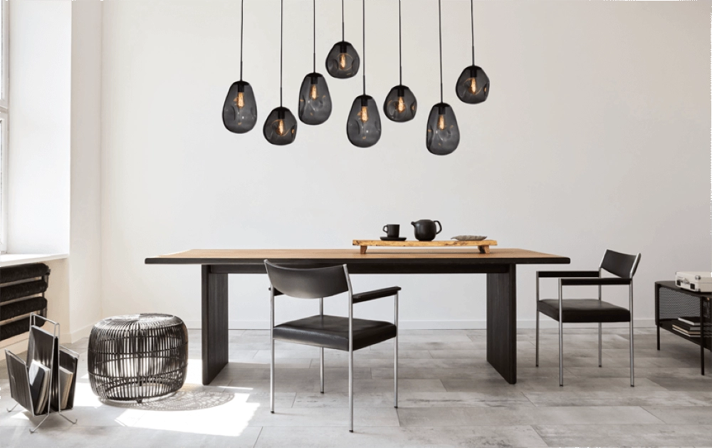 Hanglamp Lava 8x smoke glas Masterlight 8718121286341