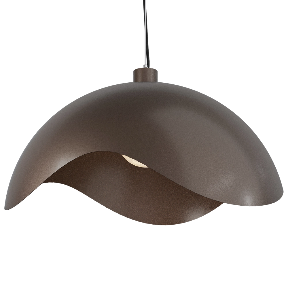 Design hanglamp Volta Ø60cm - golvend - cacao Masterlight 8718121395500