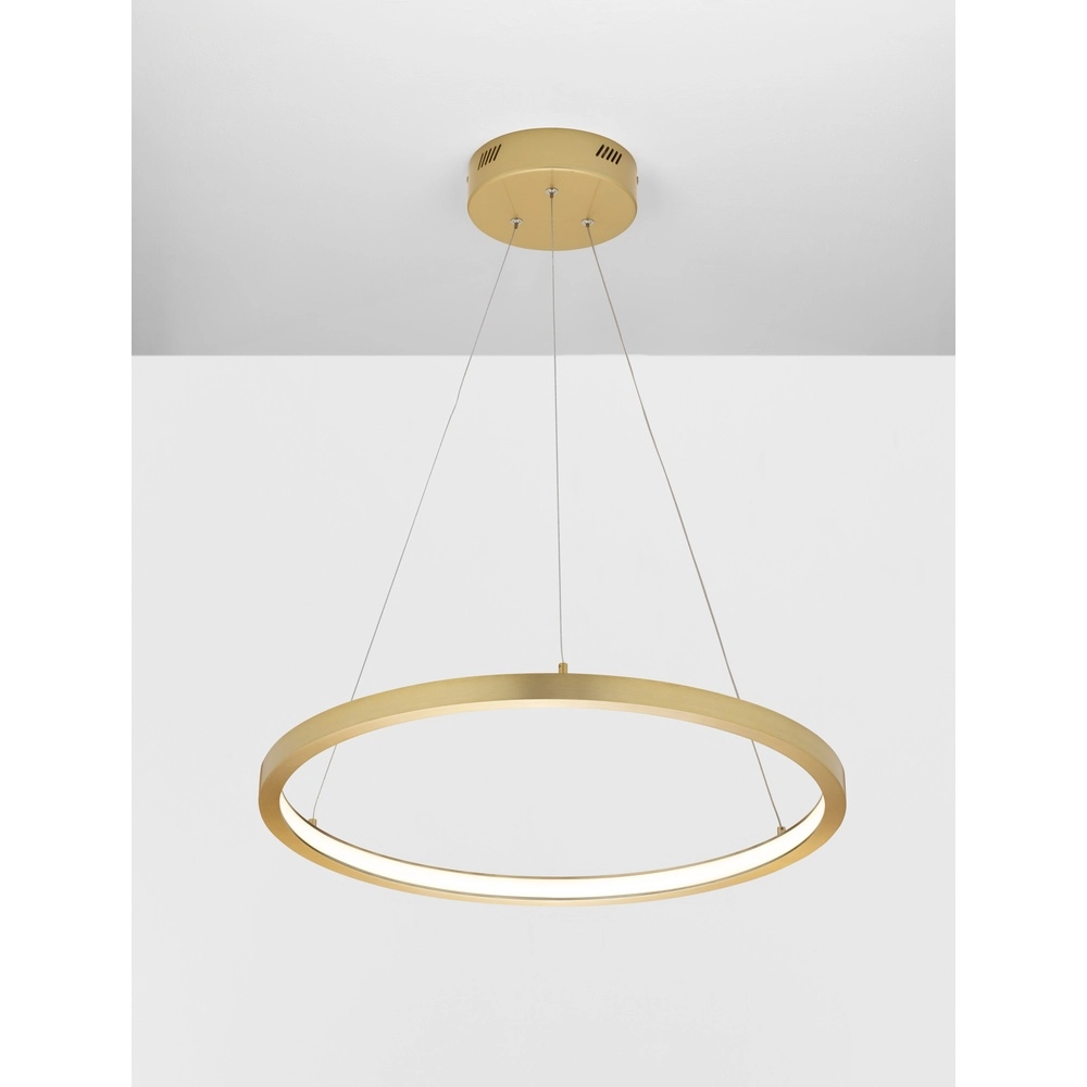 Gouden hanglamp Empatia design enkel Gouden hanglamp Empatia design enkel