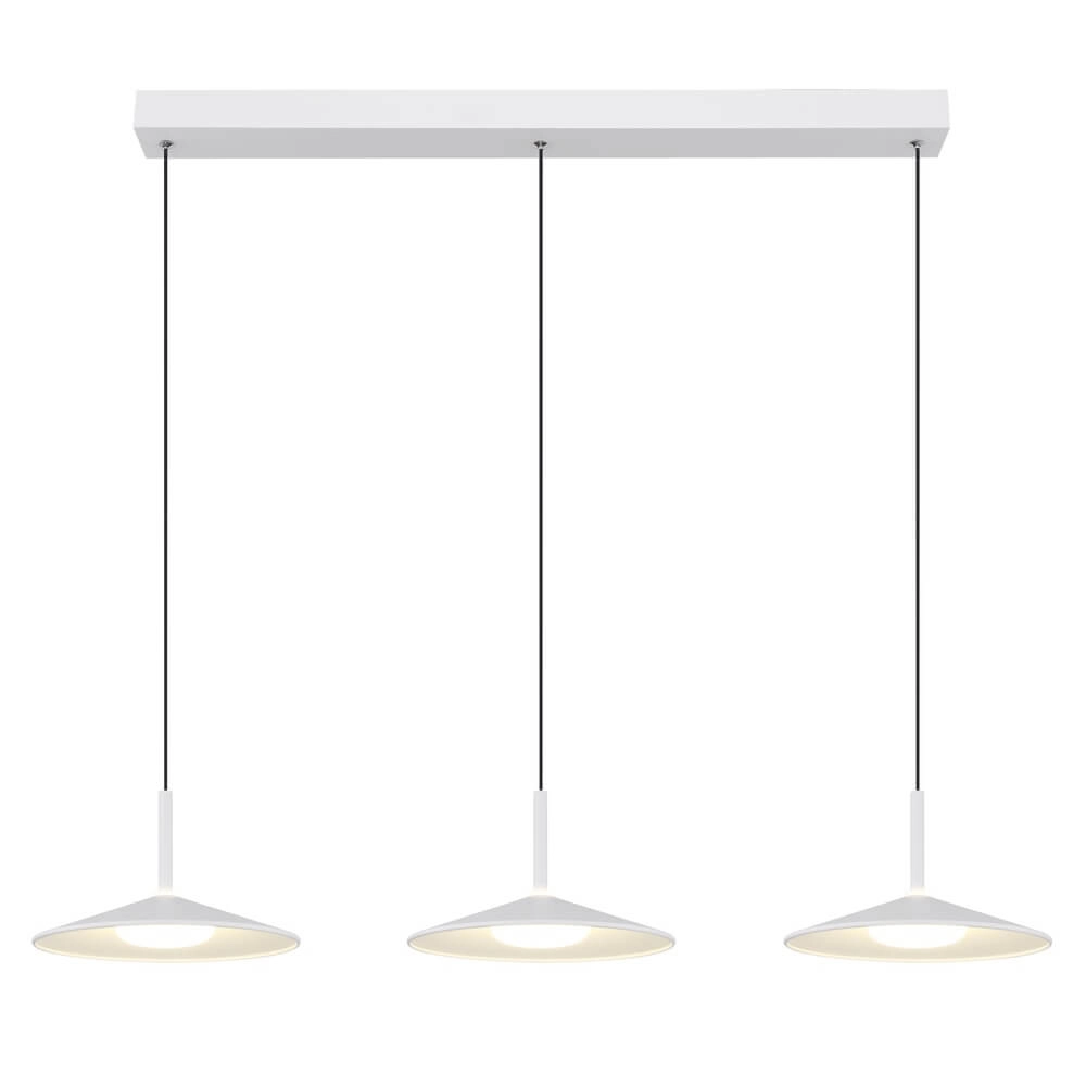 Witte hanglamp Lampone 3-lichts design Globo 9007371447374