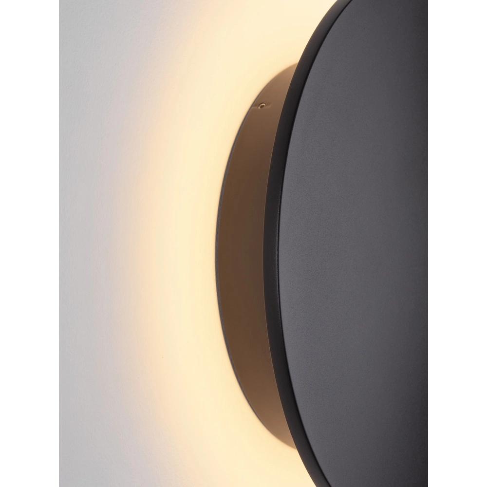 Ronde wandlamp Copper zwart Ø 30cm Lyora 5212017447388