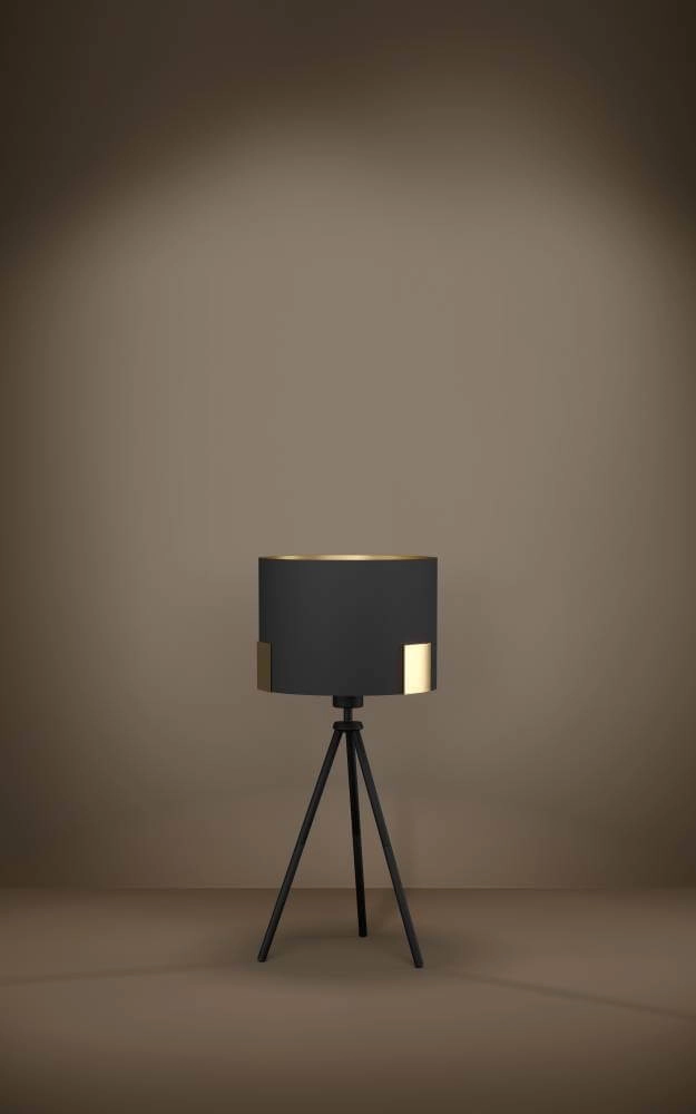 Schemerlamp Tortola 1 Ø 26cm - zwart met goud Stars of Light 9002759399658