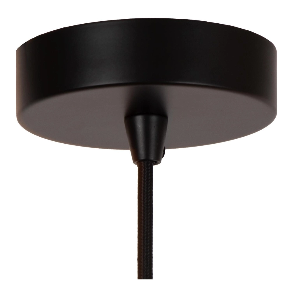 Hanglamp Almelo zwart met gouden binnenkant Ø 40cm Lucide 5411212211897