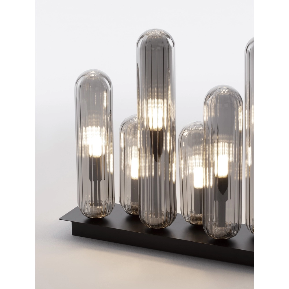 Design plafondlamp Gustave zwart 6-lichts Lyora 5212017443328