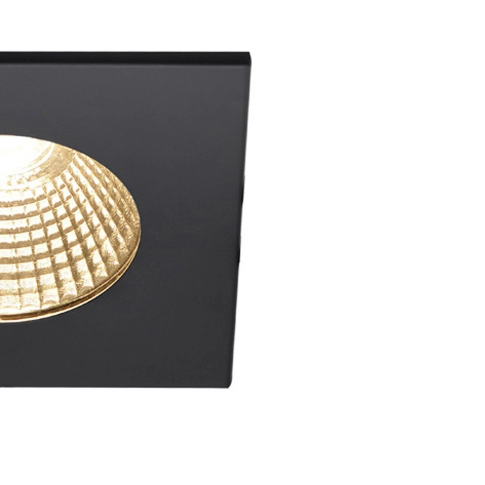 Vierkante inbouwspot Patta 8cm - 7,3w - 1800-3000K zwart SLV 4024163222884
