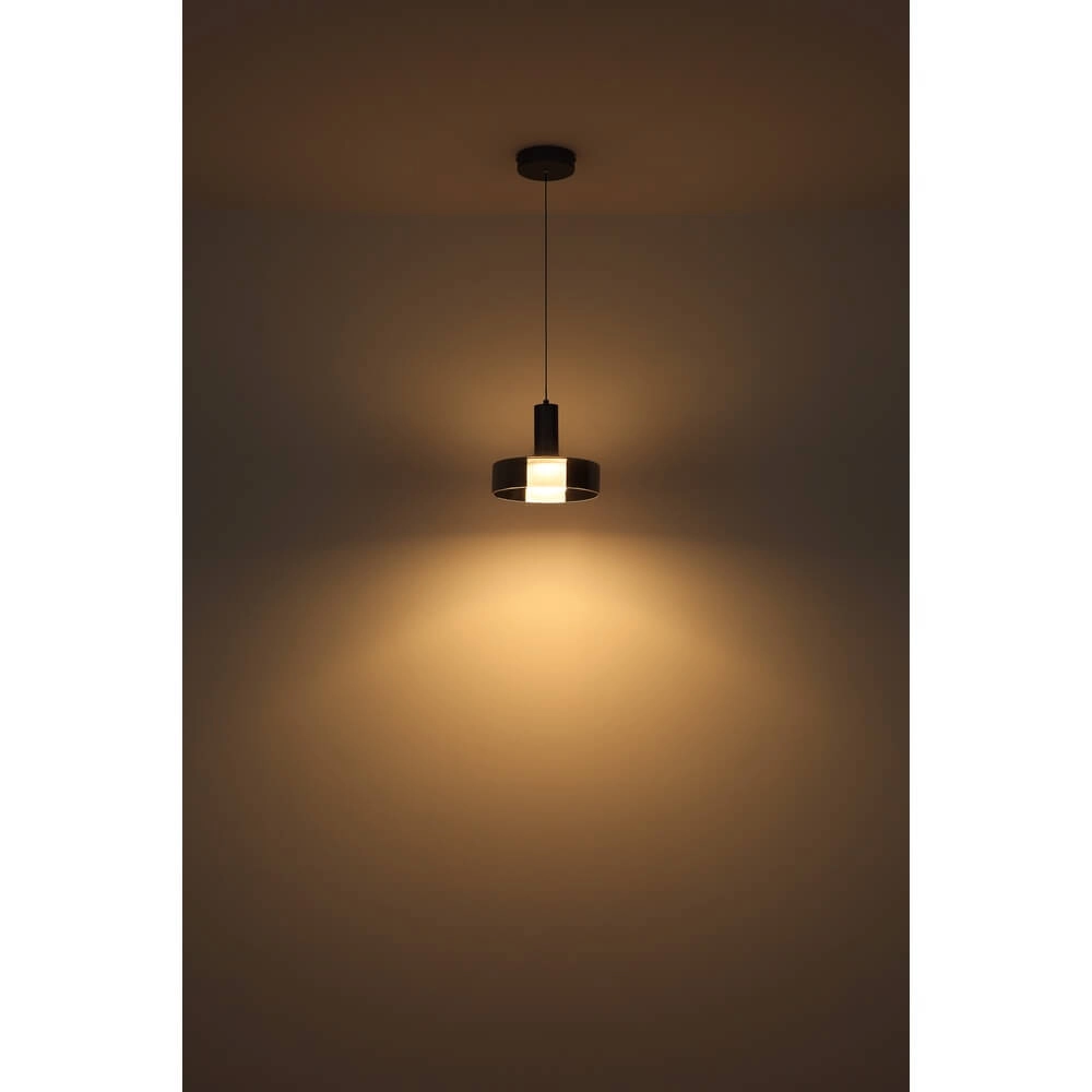 Strakke hanglamp Grant grijs Ø 22cm Globo 9007371474899