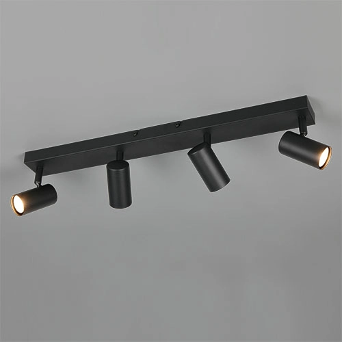 Opbouwspot Taryn 4-lichts zwart