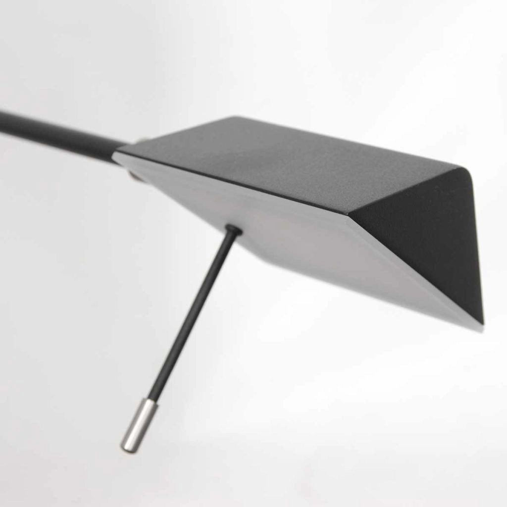 Wand leeslamp Retina zwart Steinhauer 8712746165104